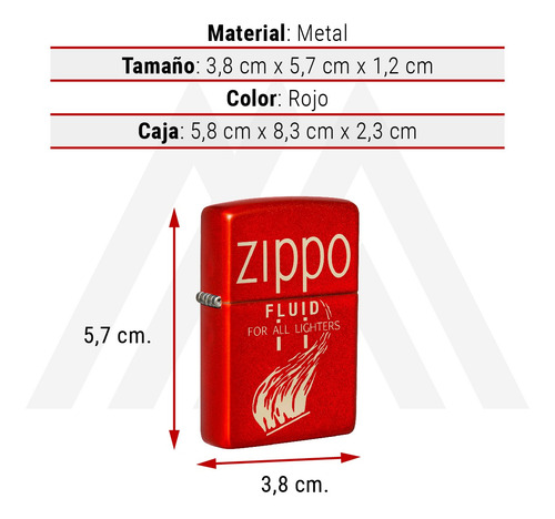 Imagen 4 de 10 de Encendedor Zippo Lighter Zippo Retro Design