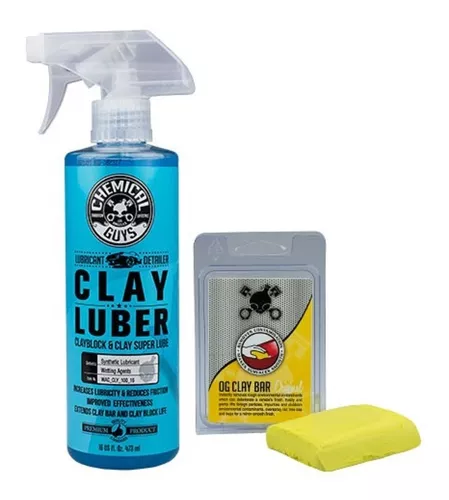 Clay Bar 180 Gramos + Lubricante Clay Luber - Allshine