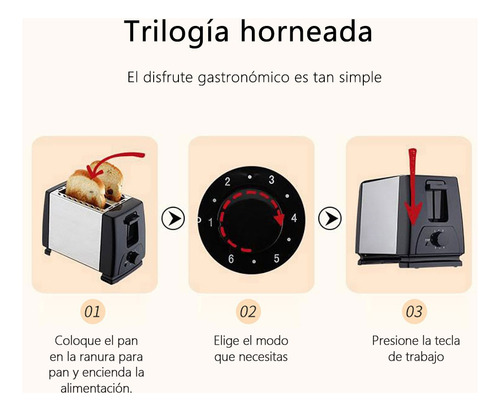 Tostadora 2 Rebanadas Mini Horno Para Bagel Pan Desayuno Negro