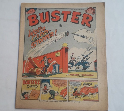 Historieta Antiguo * Buster * Ingles Raras Coleccion 6 Octu