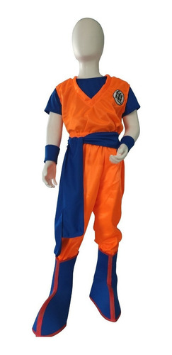 Disfraz Goku Tipo Dragon Ball Z Cosplay Kakaroto