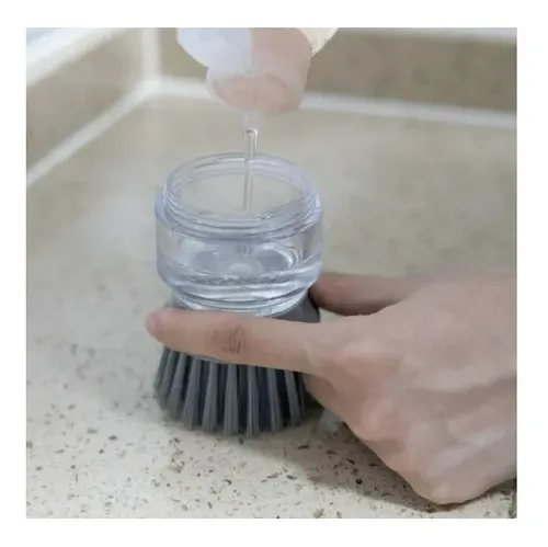 Cepillo Dispensador Jabon Liquido Lava Loza Lavaplatos