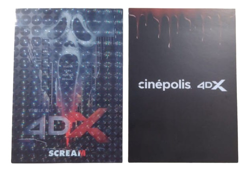 Postal Conmemorativa Original De Cine Scream 