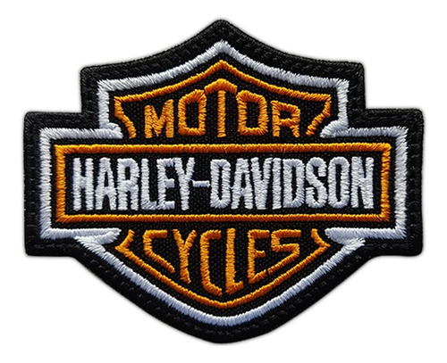 Parche Bordado Harley Davidson Logo Escudo Harley Motorcycle