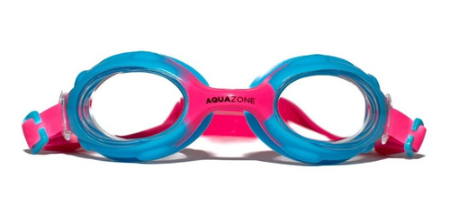 Imagen 3 de 5 de Goggle Az Gummy 6305-4 Junior Claro/azul/rosa