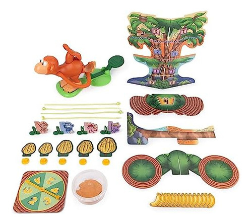 Juego Monkey See Monkey Poo para niños con excrementos falsos con