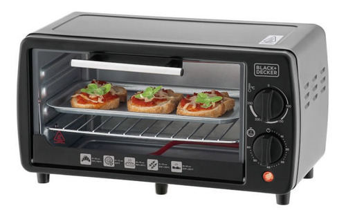 Imagem 2 de 5 de Forno De Bancada Elétrico Black+decker Ft9 9l