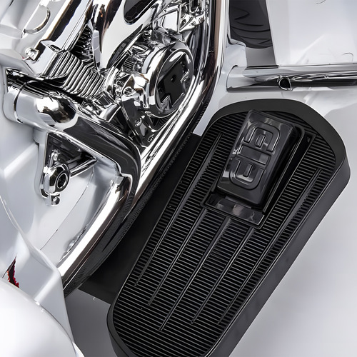 Moto Custom Elétrica Infantil 12v Com Som Luz Música Branca