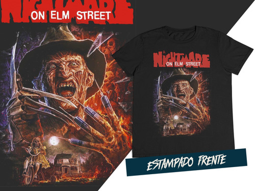 Camiseta Terror Clasico Freddy Krueger Pesadilla Sin Fin C2