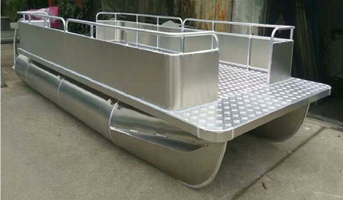 Flutuante Lancha Balsa Aluminio Naval Qualquer Finalidade