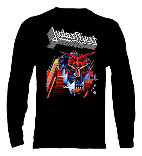 Polera Manga Larga Judas Priest - Ver 04 - Defenders Of The 