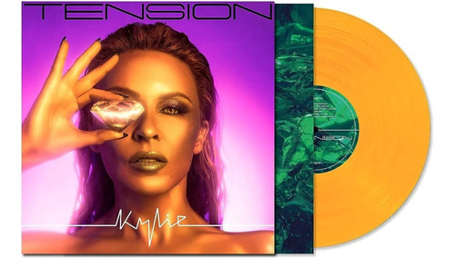 Kylie Minogue Tension Lp Orange Vinyl