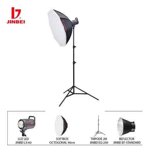 Kit Luz Continua Jinbei Efii-60 60w