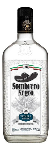 Tequila Mexicana Sombrero Negro Silver Garrafa - 750ml