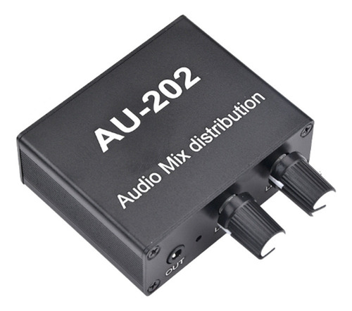 Distribuidor De Audio Para Mezclador Estéreo Au-202 De 2 Ent