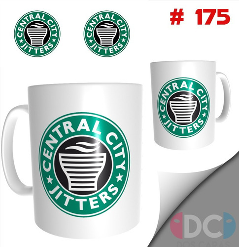 Imagen 3 de 5 de Taza Comics Coleccionables Barry Allen Cc Jitters Flash #175