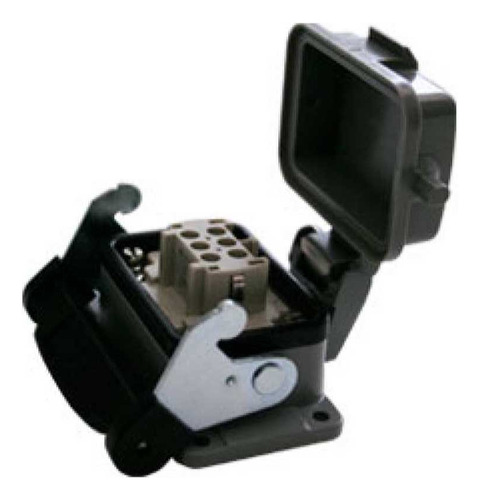 Conector Ind.hembra 16a 500v 6p Panel