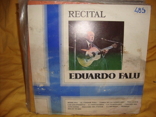 Vinilo Eduardo Falu Recital F2