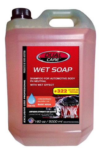 Imagen 1 de 8 de Limpiador Wet Soap 5 L Concentrado 1:100