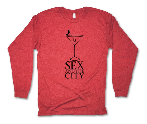 Sex And The City Playera Manga Larga Martini Series De Tv