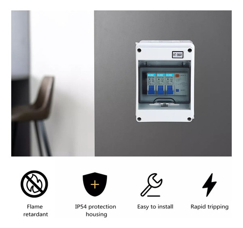 Caja Con Supresor De Picos De Alterna Ip65(sin Interruptor)