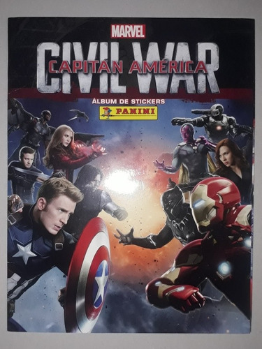 Álbum Civil War Capitan América/panini/98%láminas/exc.estado