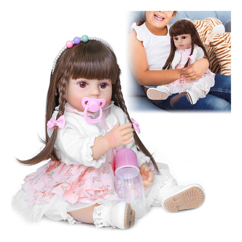 Baby Doll Full Body Silicone Simulation Lifelike Children