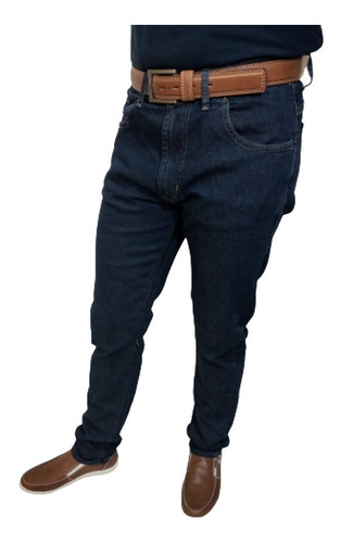 Imagen 3 de 7 de Pantalón De Jean Estilizado Semi-chupin Premium Hombre