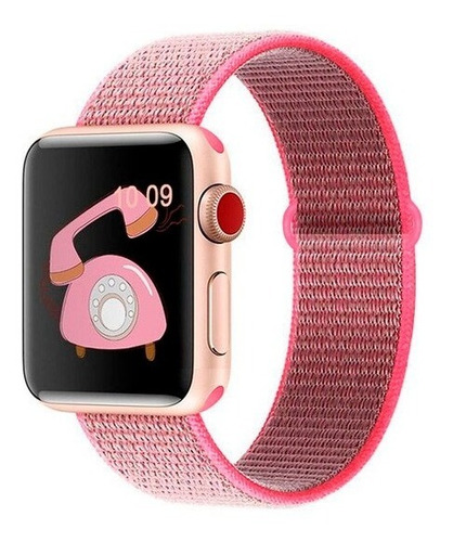 Malla Correa Nylon Para I Watch Apple 42/44 Mm Excelente!!