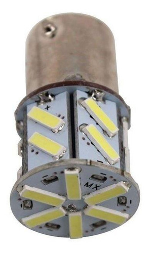 Imagem 1 de 1 de Lâmpada Led 1 Polo 12v 18smd7020 Branca