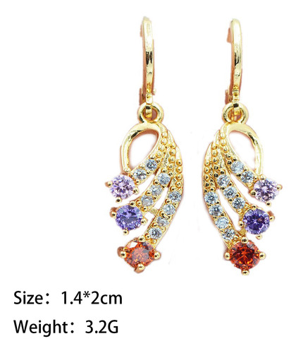 Brinco Trends Banhado A Ouro 18k