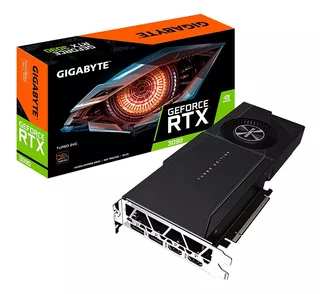 Placa de vídeo Nvidia Gigabyte Turbo GeForce RTX 30 Series RTX 3090 GV-N3090TURBO-24GD GV-N3090TURBO-24GD 24GB