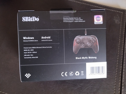 Controlador 8bitdo Ultimate 2c Wired Black Mith