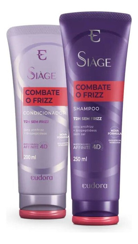 Shampoo + Condicionador Siàge Combate O Frizz - Eudora