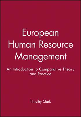 Libro European Human Resource Manage - Clark