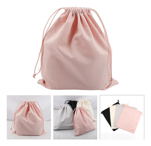 2 Bolsas De Lona Con Cordón De 25x30 Cm, Juguetes De