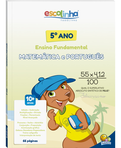 5º Ano - Matemática e Português (Escolinha Todolivro), de Finzetto, Maria Angela. Editora Todolivro Distribuidora Ltda. em português, 2016