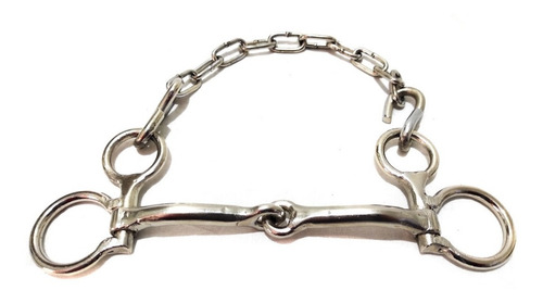 Imagen 2 de 4 de Freno Filete P Hierro Cromado Para Caballo Apero Recado