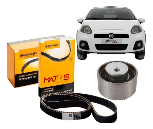 Kit Correia Dentada Fiat Punto 1.4 16v Tjet Turbo 2012 2013