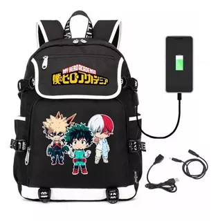 Mochila De My Hero Academia De Anime, Mochila De Viaje, Mochila Escolar, Mochila De Regalo Para Estudiantes De Cosplay