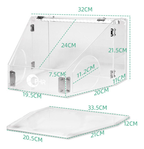 Caja De Polvo Para Esmerilado, Caja De Pulido, Práctica,