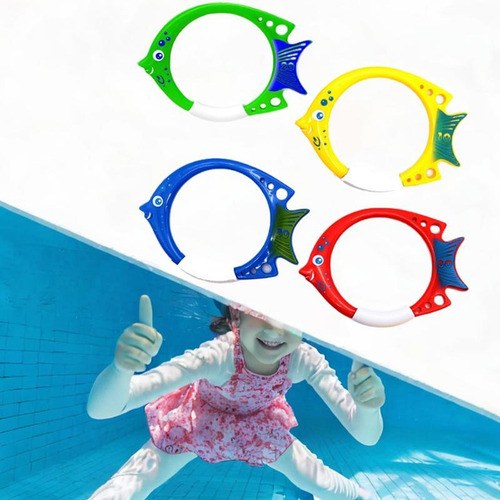 Juguetes De Anillos De Peces, 4 Anillos De Peces De Buceo