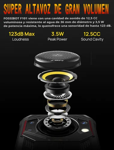 Celular Ultraresistente Con Super Parlante 7gb Ram, 64gb Rom