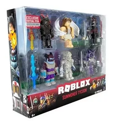  Roblox Action Collection - Summoner Tycoon Six Figure Pack  [Includes Exclusive Virtual Item] : Toys & Games