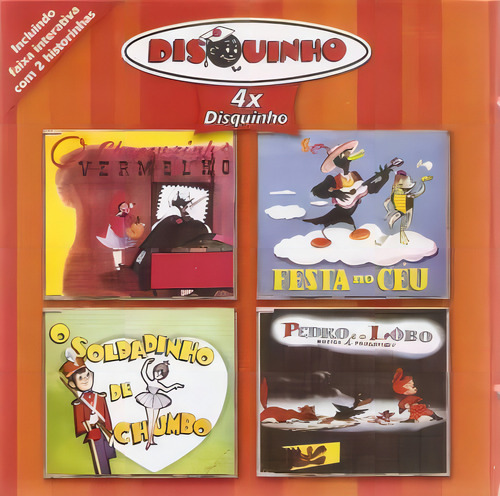 Cd Disquinho 4x - O Chapeuzinho Vermelho E Outros - Novo
