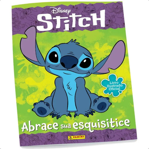 Kit 200 Figurinha Álbum Stitch Abrace Sua Esquisitice 40 Env