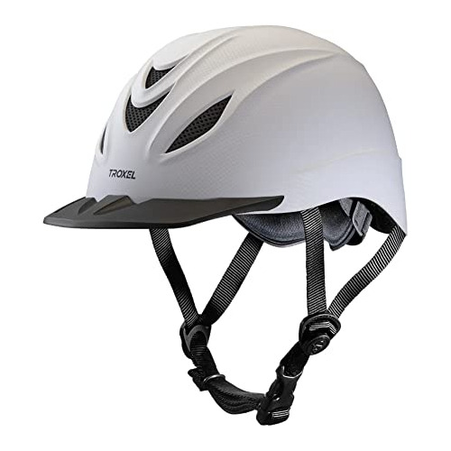 Troxel Performance Headgear 04-254 Intrepid White Carbon