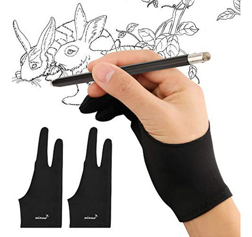 Guantes De Artista  Para Tableta De Dibujo - 2 Unidades, Rec