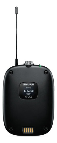 Transmisor Bodypack Shure Slxd1 G58 470-514mhz 100 Metros