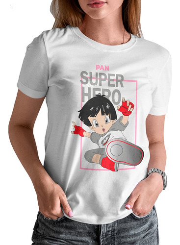 Blusa / Playera Pan Dragon Ball Super Hero Para Mujer #11